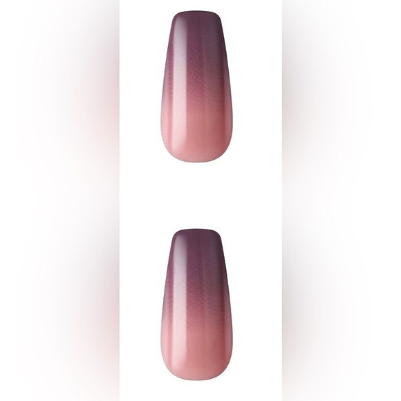 KISS Women’s Delicious “Candy-Apple” Ombré Kisses GoldFinger Glam Nail Kit - Picture 3 of 6